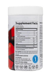 Supplement facts label for Trace Minerals Immunity Gummies, detailing ingredients and nutritional information.